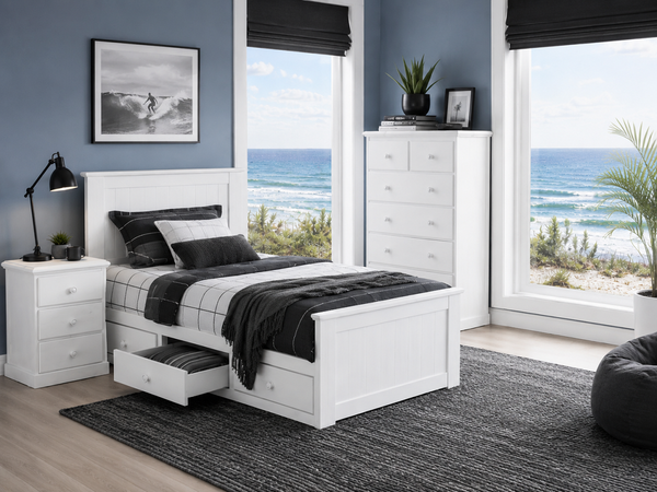JACK (AUSSIE MADE) BEDROOM COLLECTION - ASSORTED COLOURS - STARTING FROM $1299