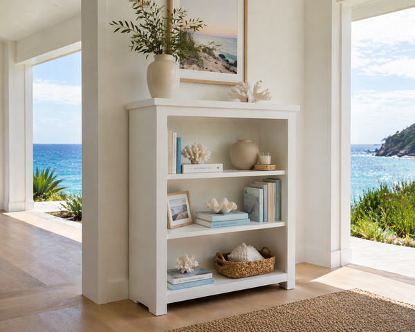 JACKIE (AUSSIE MADE) LOWLINE BOOKCASE COLLECTION - ASSORTED COLOURS - STARTING FROM $699
