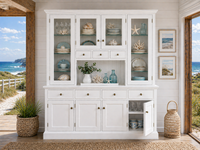 JACOB (AUSSIE MADE) 8 DOOR / 7 DRAWER BUFFET AND HUTCH (DRESSER) COLLECTION - ASSORTED COLOURS - STARTING FROM $2999