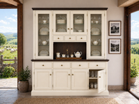 JACOB (AUSSIE MADE) 8 DOOR / 7 DRAWER BUFFET AND HUTCH (DRESSER) COLLECTION - ASSORTED COLOURS - STARTING FROM $2999