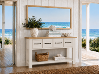 JAMAICA (AUSSIE MADE) 2/3 DRAWER HALL / CONSOLE TABLE COLLECTION - ASSORTED COLOURS - STARTING FROM $699