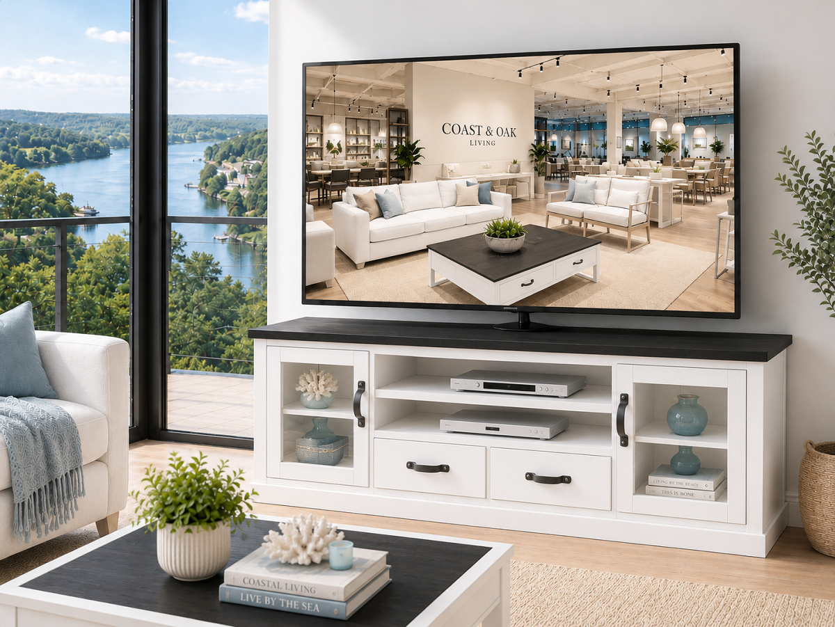 JAMAICA (AUSSIE MADE) 2 DOOR / 2 DRAWER TV UNIT COLLECTION - ASSORTED COLOURS - STARTING FROM $1599