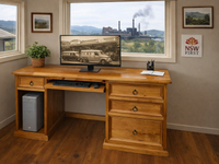 JAMISON (AUSSIE MADE) 4 DRAWER WITH TOWER DESK COLLECTION - ASSORTED COLOURS - STARTING FROM $999