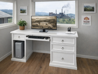 JAMISON (AUSSIE MADE) 4 DRAWER WITH TOWER DESK COLLECTION - ASSORTED COLOURS - STARTING FROM $999