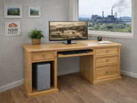 JAMISON (AUSSIE MADE) 4 DRAWER WITH TOWER DESK COLLECTION - ASSORTED COLOURS - STARTING FROM $999