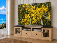 CASCADES (AUSSIE MADE) 2 DOOR / 2 DRAWER TV ENTERTAINMENT UNIT - ASSORTED COLOURS - STARTIONG FROM $1799