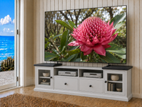 CASCADES (AUSSIE MADE) 2 DOOR / 2 DRAWER TV ENTERTAINMENT UNIT - ASSORTED COLOURS - STARTIONG FROM $1799