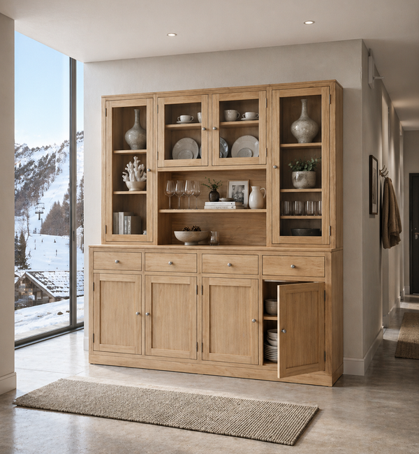 JOE (AUSSIE MADE) 8 DOOR / 4 DRAWER BUFFET & HUTCH (DRESSER) COLLECTION - ASSORTED COLOURS - STARTING FROM $2499