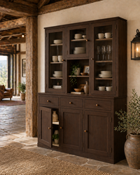 JOE (AUSSIE MADE) 5 DOOR / 3 DRAWER BUFFET & HUTCH (DRESSER) COLLECTION - ASSORTED COLOURS - STARTING FROM $1799