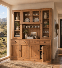 JOE (AUSSIE MADE) 8 DOOR / 4 DRAWER BUFFET & HUTCH (DRESSER) COLLECTION - ASSORTED COLOURS - STARTING FROM $2499