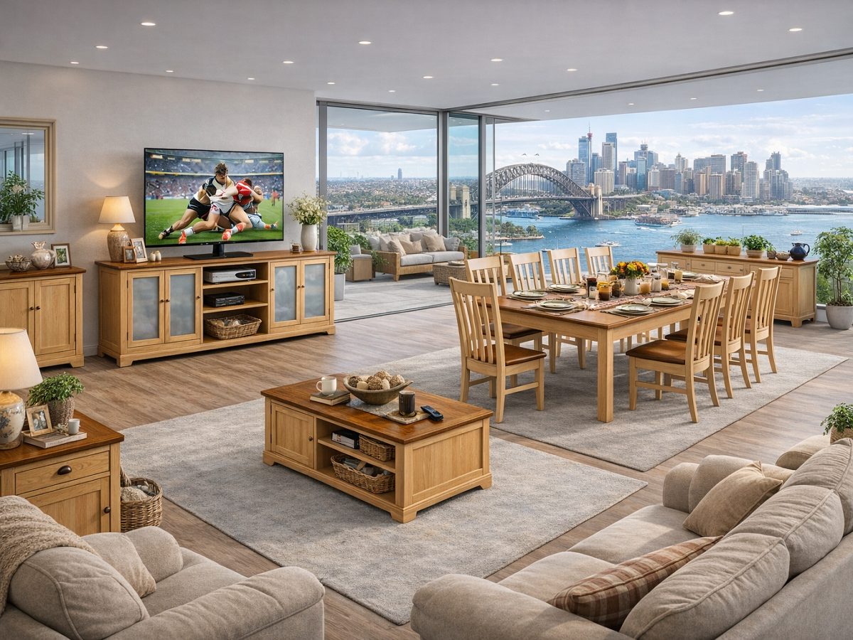 JOE (AUSSIE MADE) LIVING & DINING PACKAGE - ASSORTED COLOURS - STARTING FROM $4999
