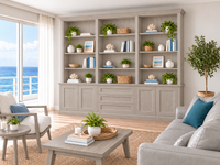 KENT (AUSSIE MADE) TRIPLE HIGHLINE 4 DOOR / 3 DRAWER BOOKCASE PIGEON PAIRED COLLECTION - ASSORTED COLOURS - STARTING FROM $2999