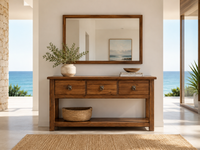 KIMBERLEY (AUSSIE MADE) 3 DRAWER CONSOLE / HALL TABLE COLLECTION - ASSORTED COLOURS