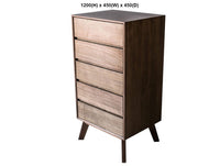 KOKO (AUSSIE MADE) TALLBOY COLLECTION - TASSIE OAK COMBINATION - ASSORTED STAINED COLOURS - STARTING FROM $1299