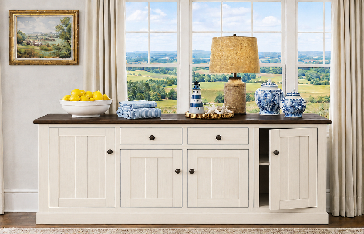 LAUNCESTON (AUSSIE MADE) 4 DOOR  / 4 DRAWER BUFFET COLLECTION - ASSORTED COLOURS - STARTING FROM $1999