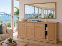 LAUNCESTON (AUSSIE MADE) 4 DOOR  / 4 DRAWER BUFFET COLLECTION - ASSORTED COLOURS - STARTING FROM $1999