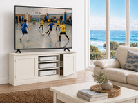 LISBON (AUSSIE MADE) 2 DOOR LOWLINE TV ENTERTAINMENT UNIT COLLECTION - ASSORTED COLOURS - STARTING FROM $1199
