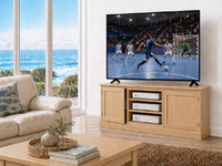 LISBON (AUSSIE MADE) 2 DOOR LOWLINE TV ENTERTAINMENT UNIT COLLECTION - ASSORTED COLOURS - STARTING FROM $1199