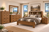 LOFTUS (AUSSIE MADE) BOOKEND BEDROOM COLLECTION - ASSORTED COLOURS - STARTING FROM $1499