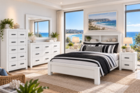 LOFTUS (AUSSIE MADE) BOOKEND BEDROOM COLLECTION - ASSORTED COLOURS - STARTING FROM $1499