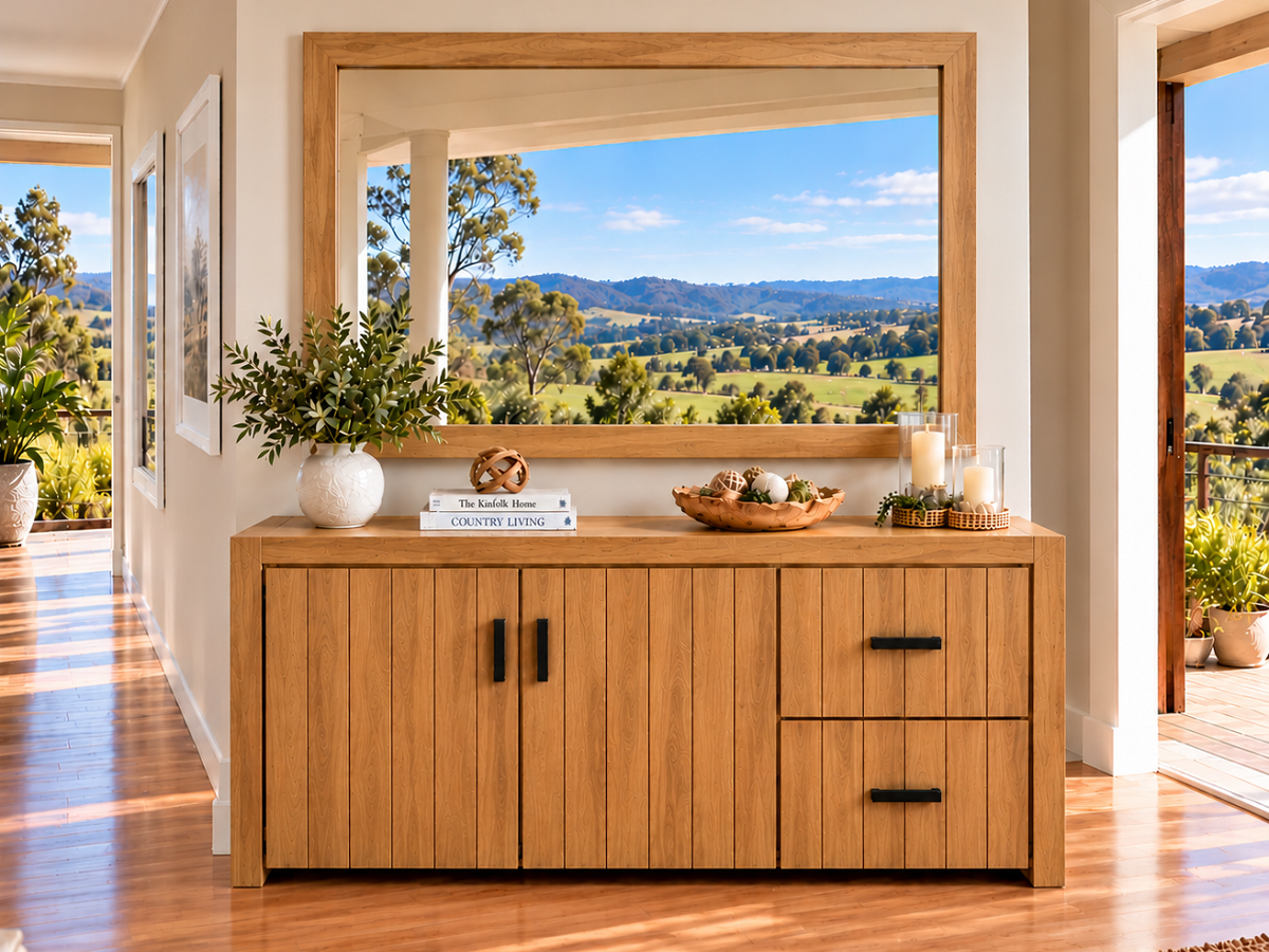LOFTUS (AUSSIE MADE) 2 DOOR / 2 DRAWER BUFFET COLLECTION - ASSORTED COLOURS - STARTING FROM $1199