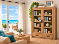 LOFTUS (AUSSIE MADE) HIGHLINE LIBRARY UNIT WITH DRAWER COLLECTION - ASSORTED COLOURS - STARTING FROM $1299