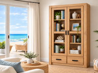 LOFTUS (AUSSIE MADE) HIGHLINE LIBRARY UNIT WITH DRAWER COLLECTION - ASSORTED COLOURS - STARTING FROM $1299