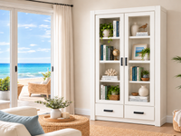 LOFTUS (AUSSIE MADE) HIGHLINE LIBRARY UNIT WITH DRAWER COLLECTION - ASSORTED COLOURS - STARTING FROM $1299