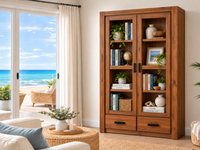 LOFTUS (AUSSIE MADE) HIGHLINE LIBRARY UNIT WITH DRAWER COLLECTION - ASSORTED COLOURS - STARTING FROM $1299
