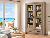 LOFTUS (AUSSIE MADE) HIGHLINE LIBRARY UNIT WITH DRAWER COLLECTION - ASSORTED COLOURS - STARTING FROM $1299