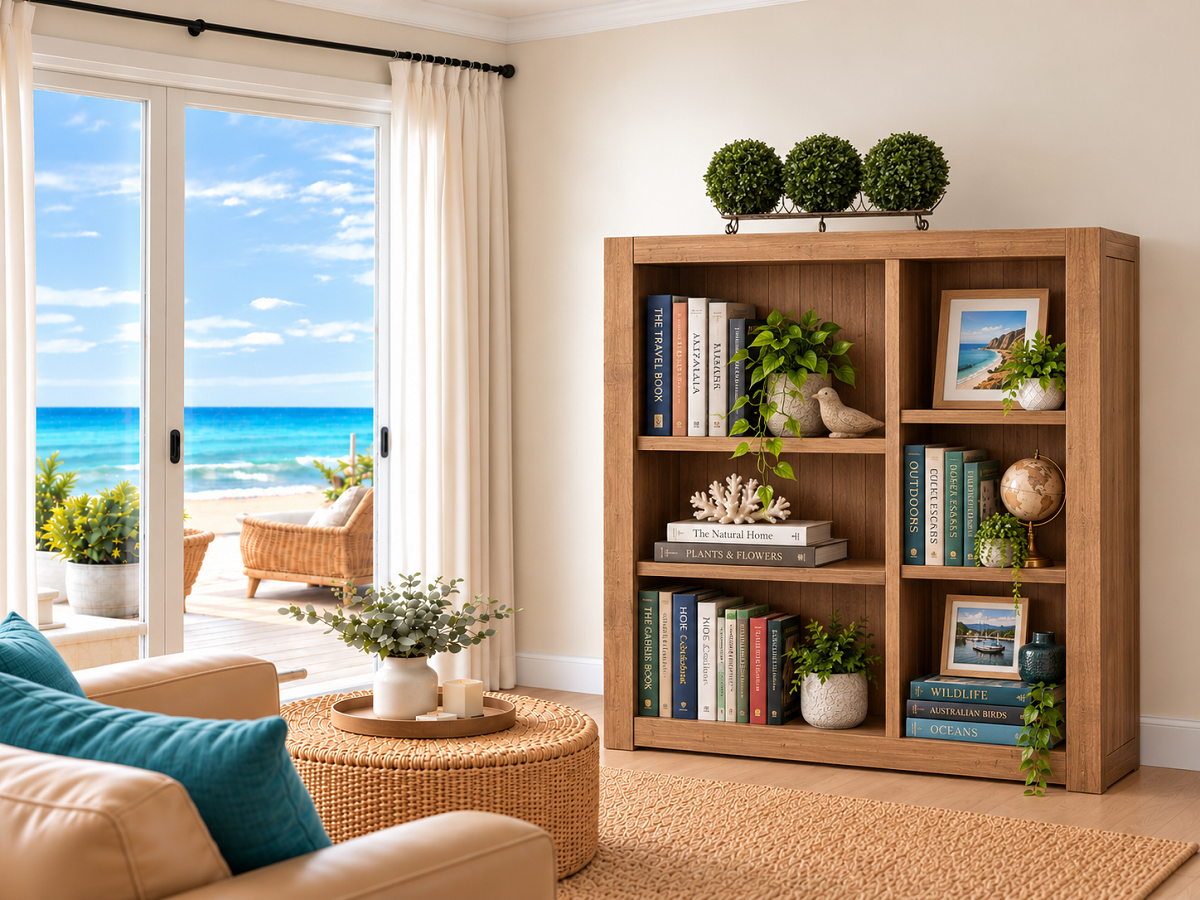 LOFTUS (AUSSIE MADE) LOWLINE BOOKCASE COLLECTION - ASSORTED COLOURS - STARTING FROM $499