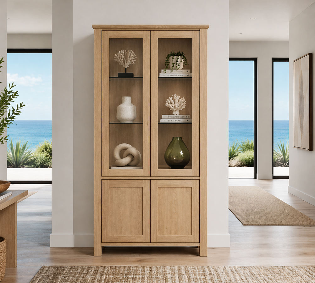LOSANGELES (AUSSIE MADE) 4 DOOR LIBRARY UNIT COLLECTION - ASSORTED COLOURS - STARTING FROM $1299