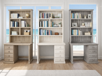MACQUARIE (AUSSIE MADE) 4 DRAWER DESK + HUTCH COLLECTION - ASSORTED COLOURS FROM $1299