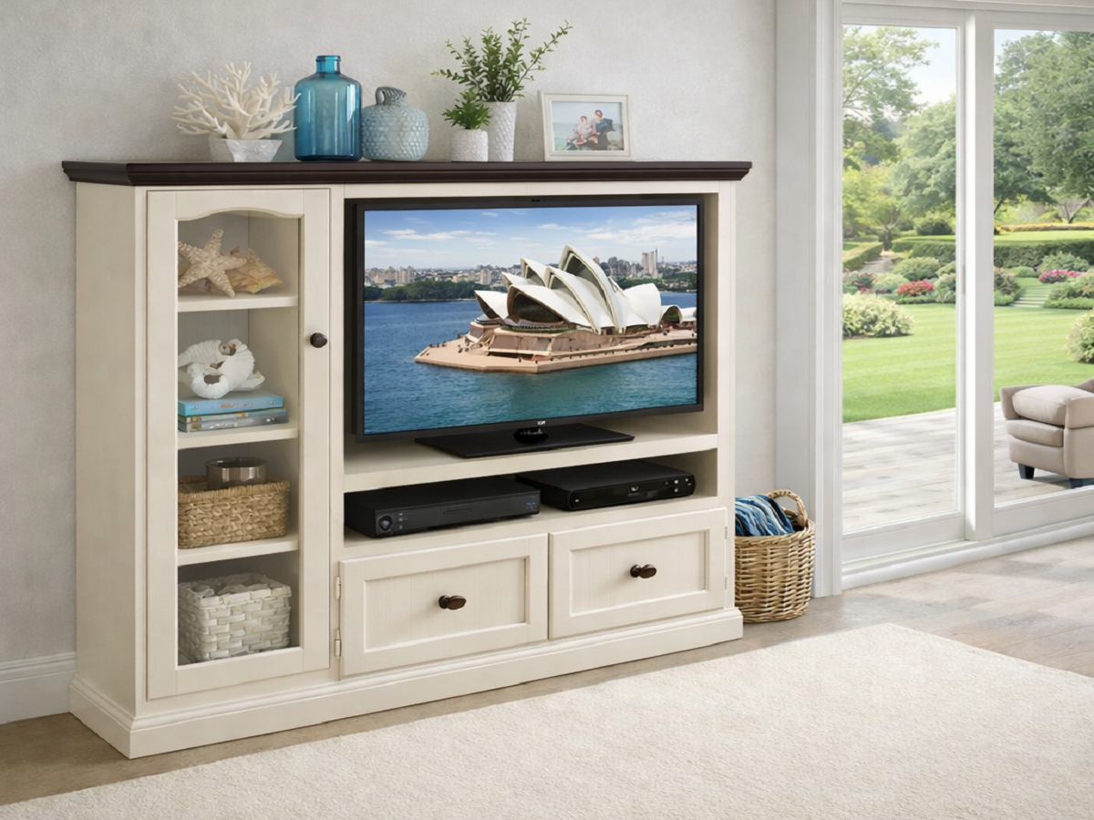 MAGNOLIA (AUSSIE MADE) 1 DOOR / 2 DRAWER TV ENTERTAINMENT UNIT - ASSORTED COLOURS - STARTING FROM $2499