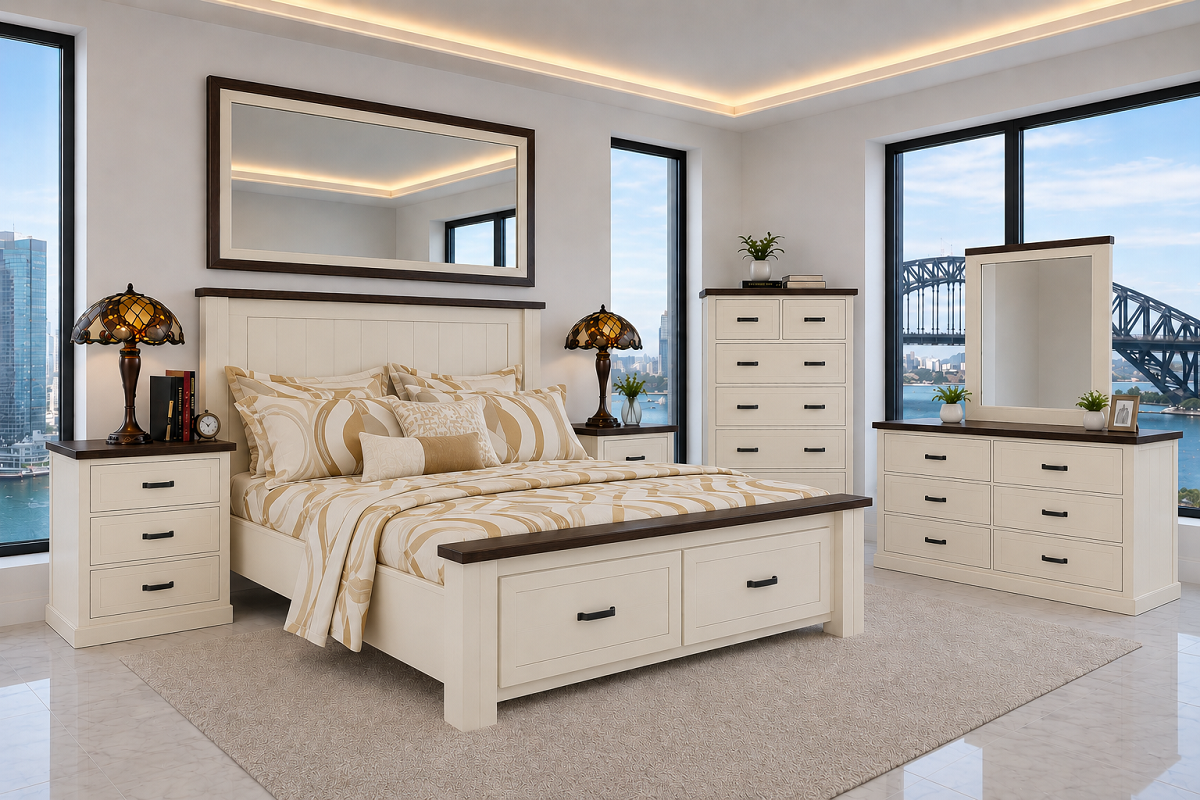 MAICA (AUSSIE MADE) BEDROOM COLLECTION - ASSORTED COLOURS - STARTING FROM $1499