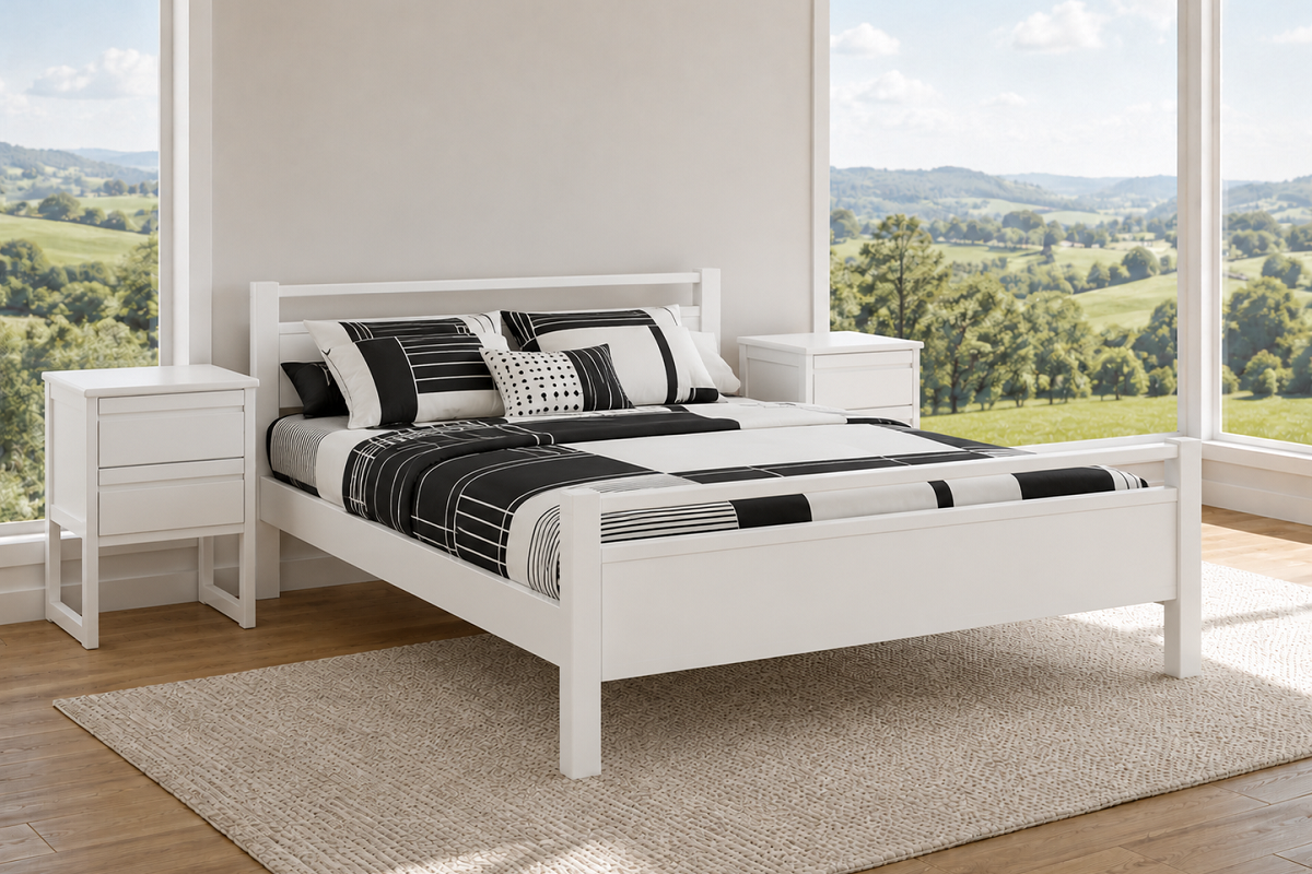 SPANISH (AUSSIE MADE) BEDROOM COLLECTION - ASSORTED COLOURS - STARTING FROM $999