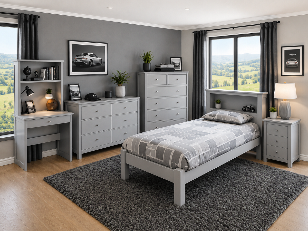 MALIFICENT (AUSSIE MADE) BOOKEND BEDROOM COLLECTION - ASSORTED COLOURS - STARTING FROM $999