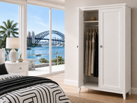 MANILLA (AUSSIE MADE) 2 DOOR WARDROBE COLLECTION - ASSORTED COLOURS - STARTING FROM $999