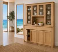 MARLOW (AUSSIE MADE) 8 DOOR / 2 DRAWER BUFFET & HUTCH (DRESSER) COLLECTION - ASSORTED COLOURS - STARTING FROM $2999
