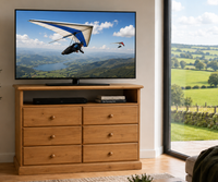 MEMPHIS (AUSSIE MADE) 6 DRAWER TV ENTERTAINMENT UNIT COLLECTION - ASSORTED COLOURS - STARTING FROM $899