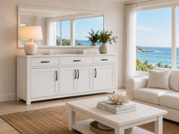 MILDRED (AUSSIE MADE) 4 DOOR / 3 DRAWER BUFFET COLLECTION - ASSORTED COLOURS - STARTING FROM $2499