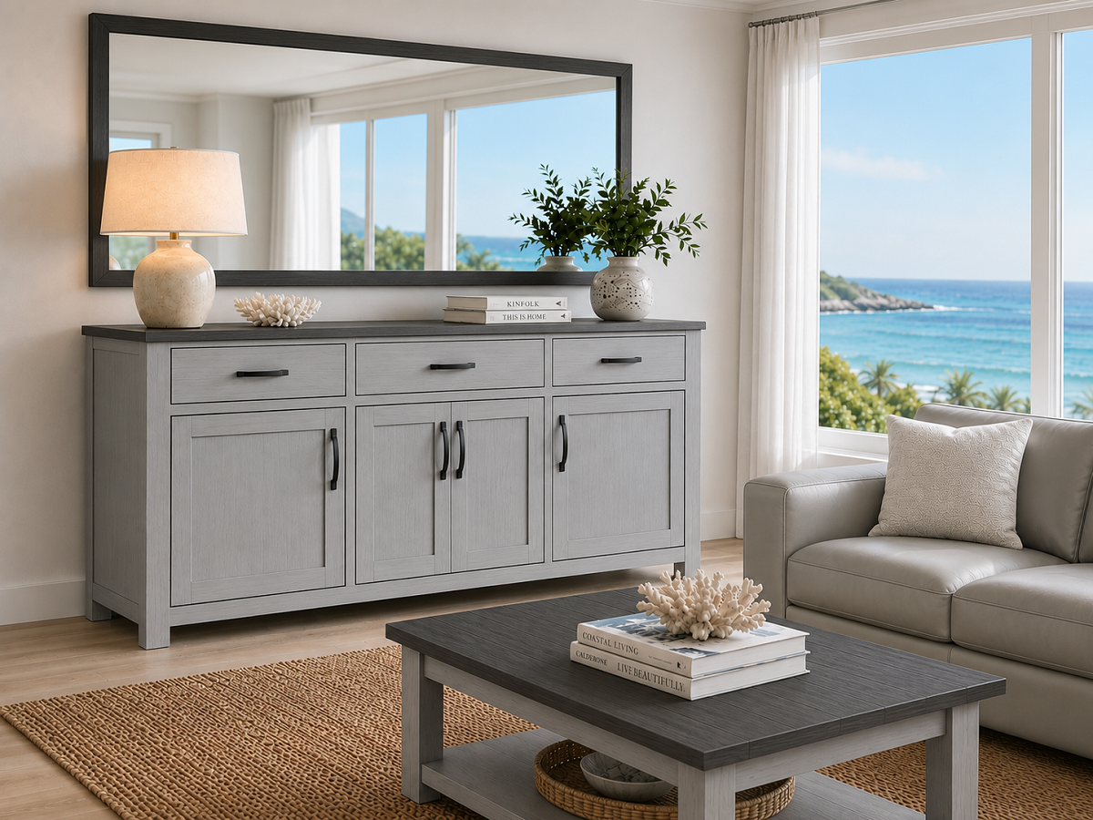 MILDRED (AUSSIE MADE) 4 DOOR / 3 DRAWER BUFFET COLLECTION - ASSORTED COLOURS - STARTING FROM $2499