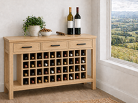 MILDRED (AUSSIE MADE) 3 DRAWER WINE CABINET COLLECTION - ASSORTED COLOURS - STARTING FROM $1699