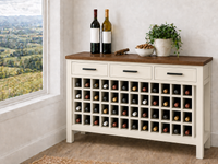 MILDRED (AUSSIE MADE) 3 DRAWER WINE CABINET COLLECTION - ASSORTED COLOURS - STARTING FROM $1699