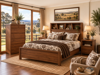 MONTANA (AUSSIE MADE) BOOKEND BEDROOM COLLECTION - ASSORTED COLOURS - STARTING FROM $1299