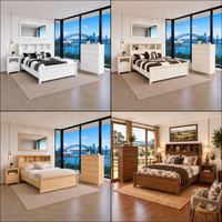MONTANA (AUSSIE MADE) BOOKEND BEDROOM COLLECTION - ASSORTED COLOURS - STARTING FROM $1299