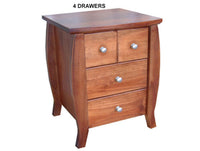 MONTERAY (AUSSIE MADE) BEDSIDE TABLE COLLECTION - ASSORTED STAINED COLOURS - STARTING FROM $499