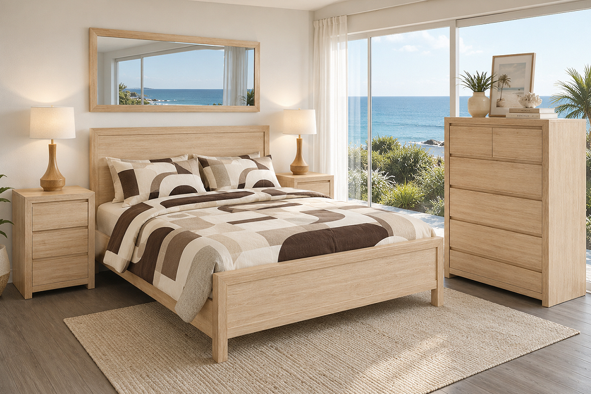 MORGAN (AUSSIE MADE) BEDROOM COLLECTION - ASSORTED COLOURS - STARTING FROM $999