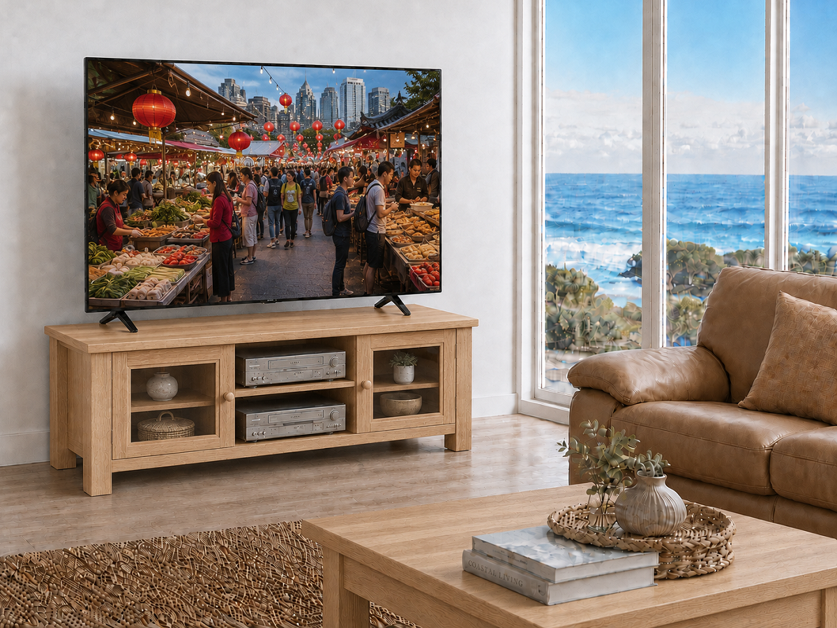 MOROCCO (AUSSIE MADE) 2 DOOR LOWLINE TV ENTERTAINMENT UNIT COLLECTION - ASSORTED COLOURS - STARTING FROM $1199