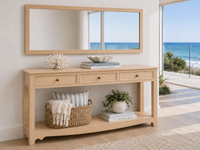MOSMAN (AUSSIE MADE) HALL / CONSOLE TABLE with MAGAZINE RACK COLLECTION - ASSORTED COLOURS - STARTING FROM $799